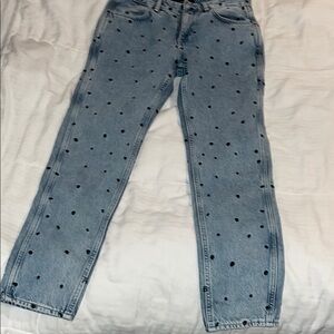 Scotch & Soda Polka Dot Denim Jeans 26/32 EUC